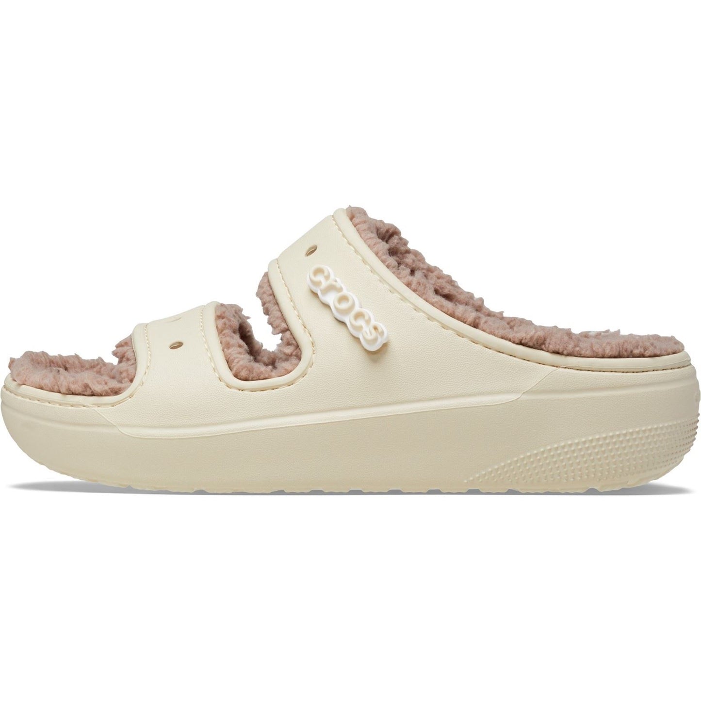 Crocs Women's Classic Cozzzy Sandal in Bone