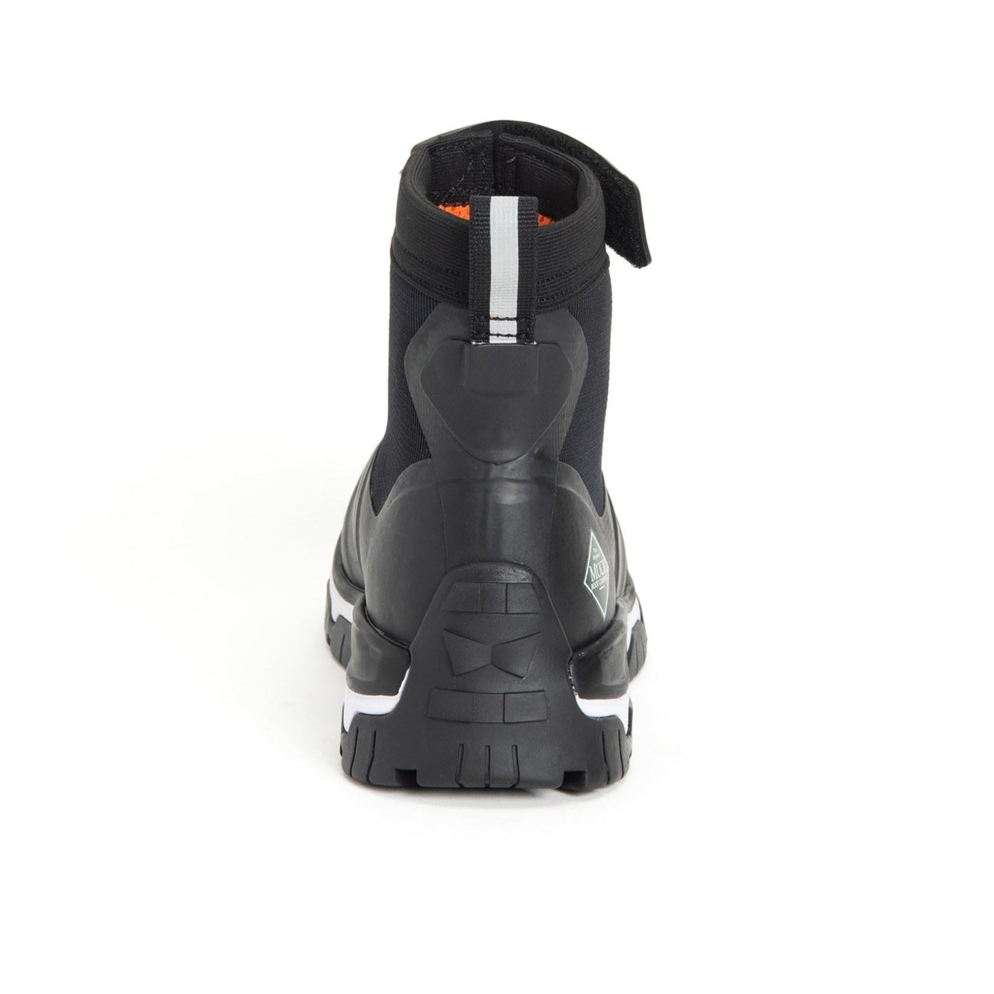 Muck Boots Women's Apex Mid Zip Wellington in Black/White