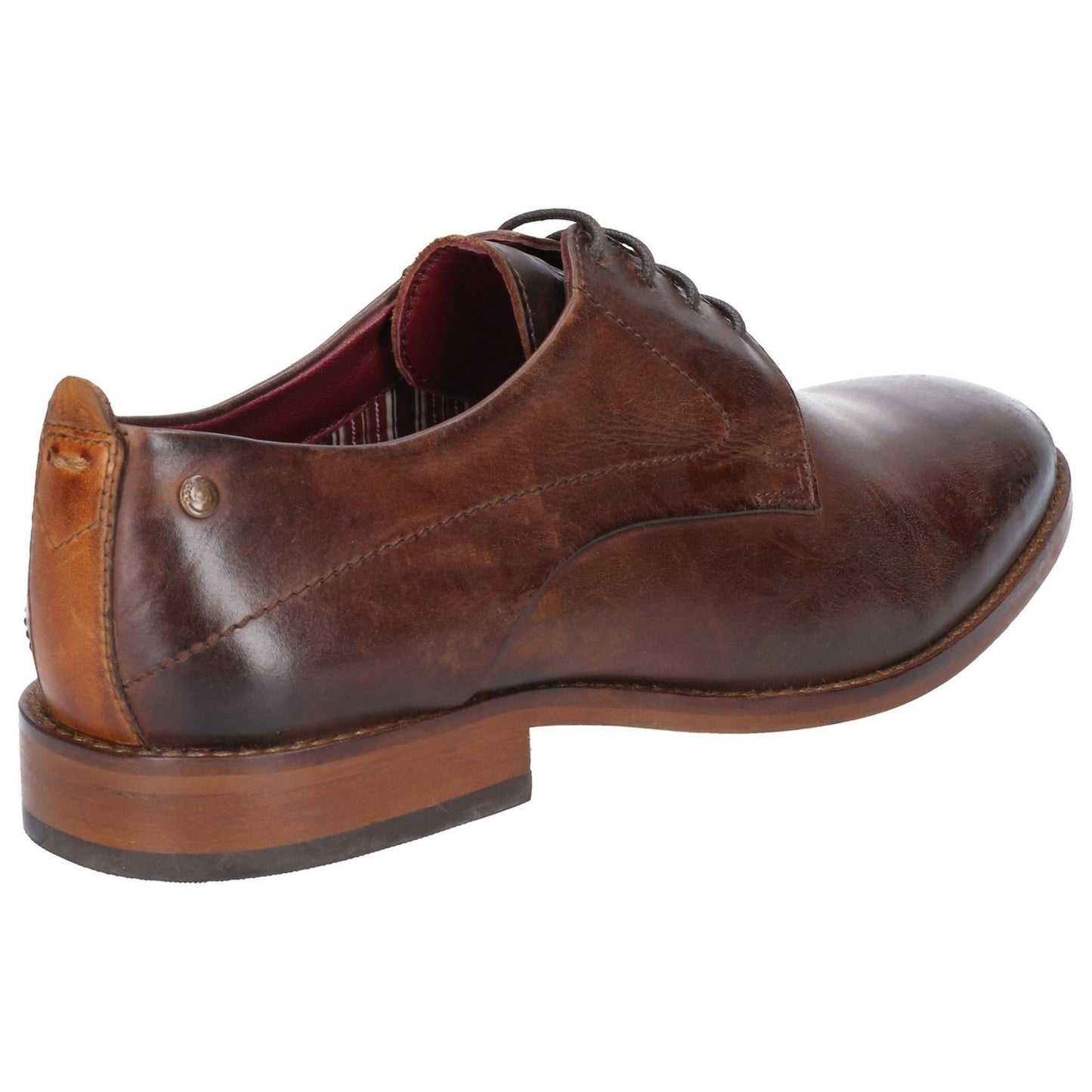 Base London Men's Script Washed Shoe in Brown
