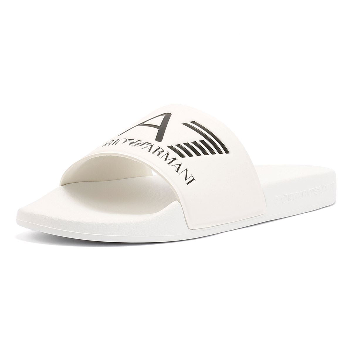 EA7 Emporio Armani - AF15118-7X000108-U0001 MENS WATER SPORTS SLIDE WHT/BLACK