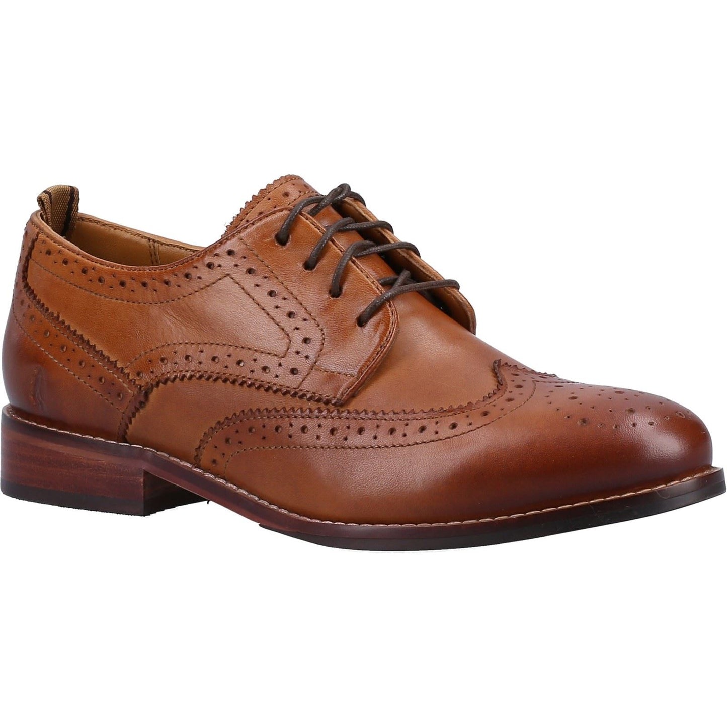 Hush Puppies Women's Natalia Brogue in Tan