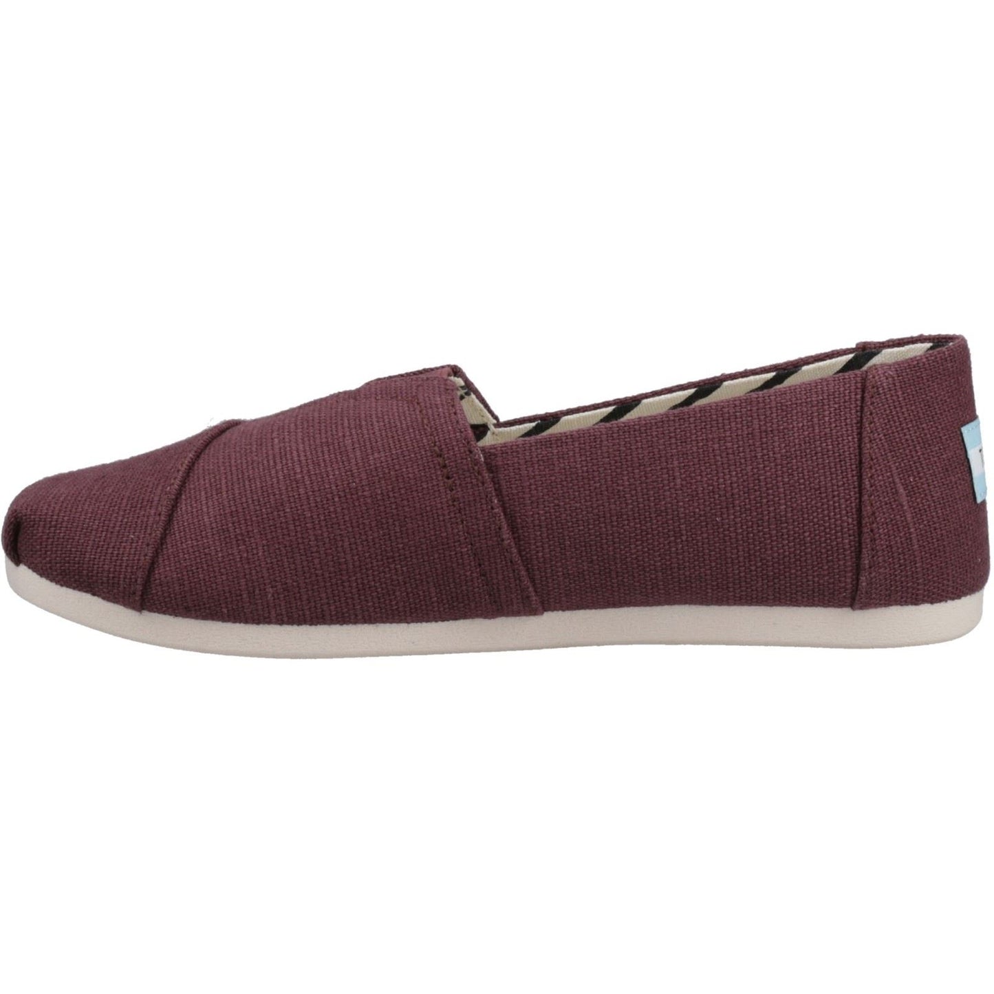 TOMS Women's Alpargata Shoe in Burgundy