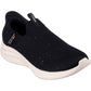 Skechers Women's Ultra Flex 3.0 Shoe in Black/Rose Gold