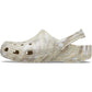 Crocs Unisex Classic Marbled Clog in Bone/Multi