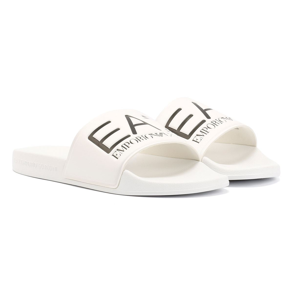 EA7 Emporio Armani - AF15118-7X000108-U0001 MENS WATER SPORTS SLIDE WHT/BLACK