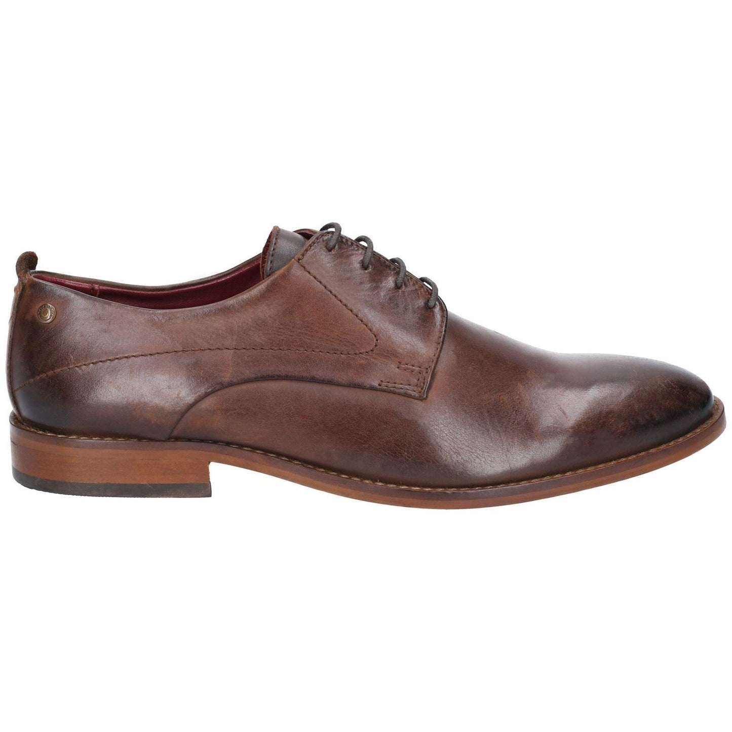 Base London Men's Script Washed Shoe in Brown
