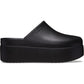 Crocs Women's Dylan Platform Clog in Black