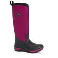 Muck Boots Women's Arctic Adventure Pull On Wellington Boot in Black/Maroon