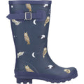 Cotswold Woodland JNR Rubber Girls's Owls Wellington Boots