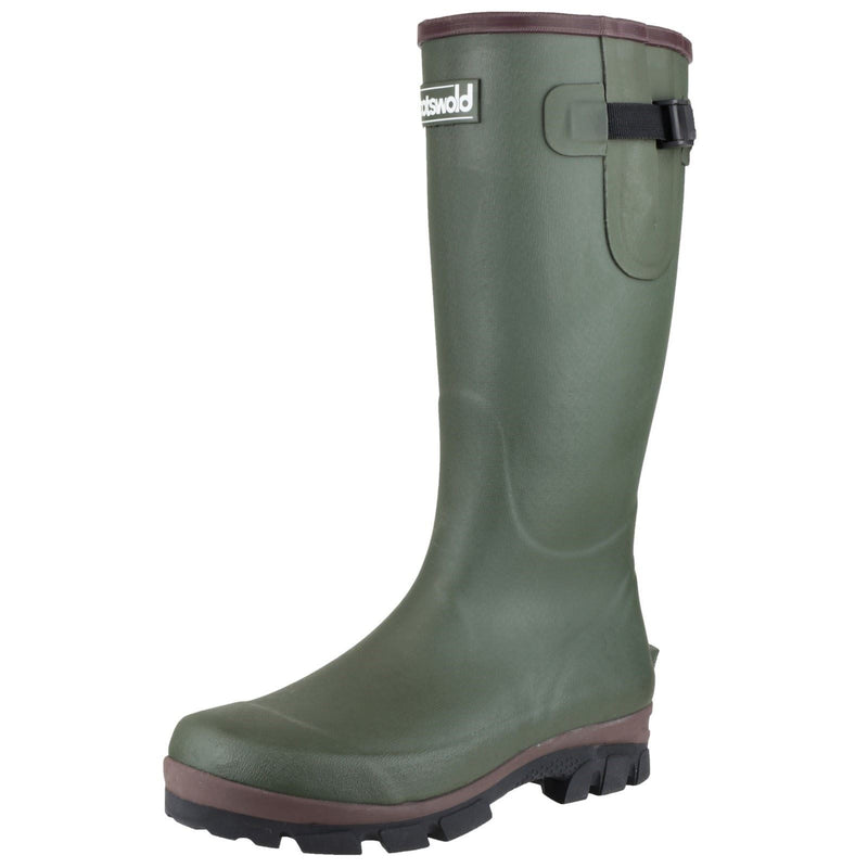 Cotswold model Grange Buckle Fastening Wellington Boot Male in Green