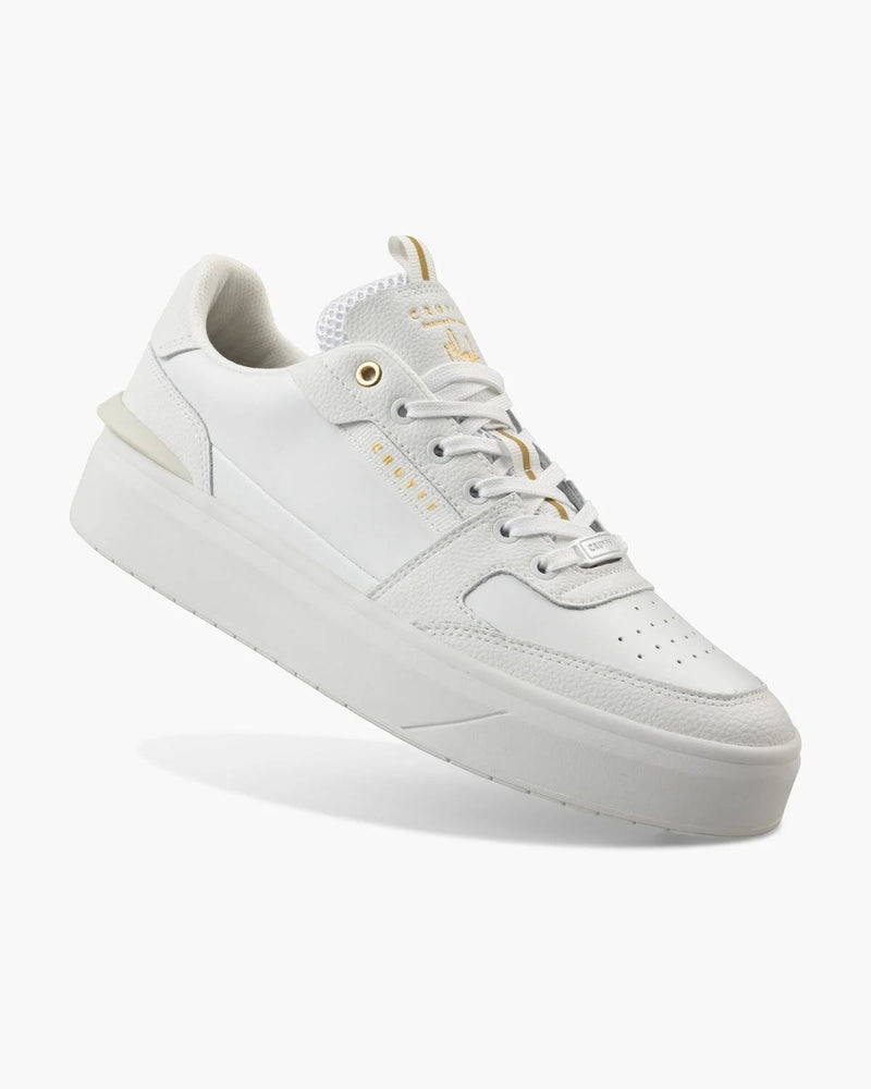 Cruyff Endorsed Tennis Leather Men's White Trainers