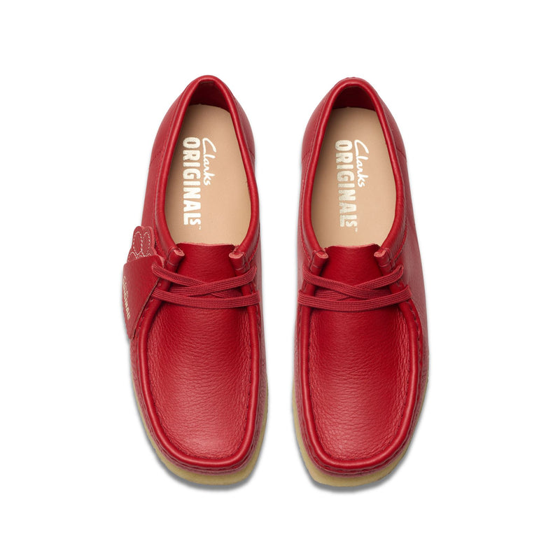 Clarks Originals Wallabee Leather Women's Red Shoes