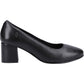 Hush Puppies Women's Anna Wide Court Shoe in Black