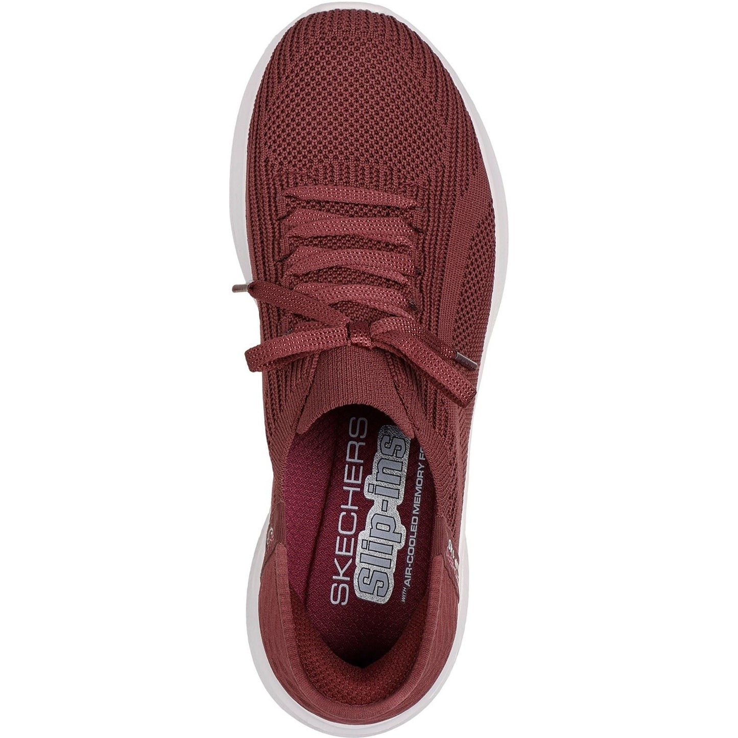 Skechers Women's Ultra Flex 3.0 Brilliant Path Shoes in Burgundy
