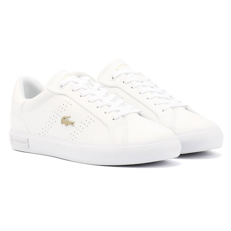 Lacoste Powercourt 2.0 Leather Women's White Trainers