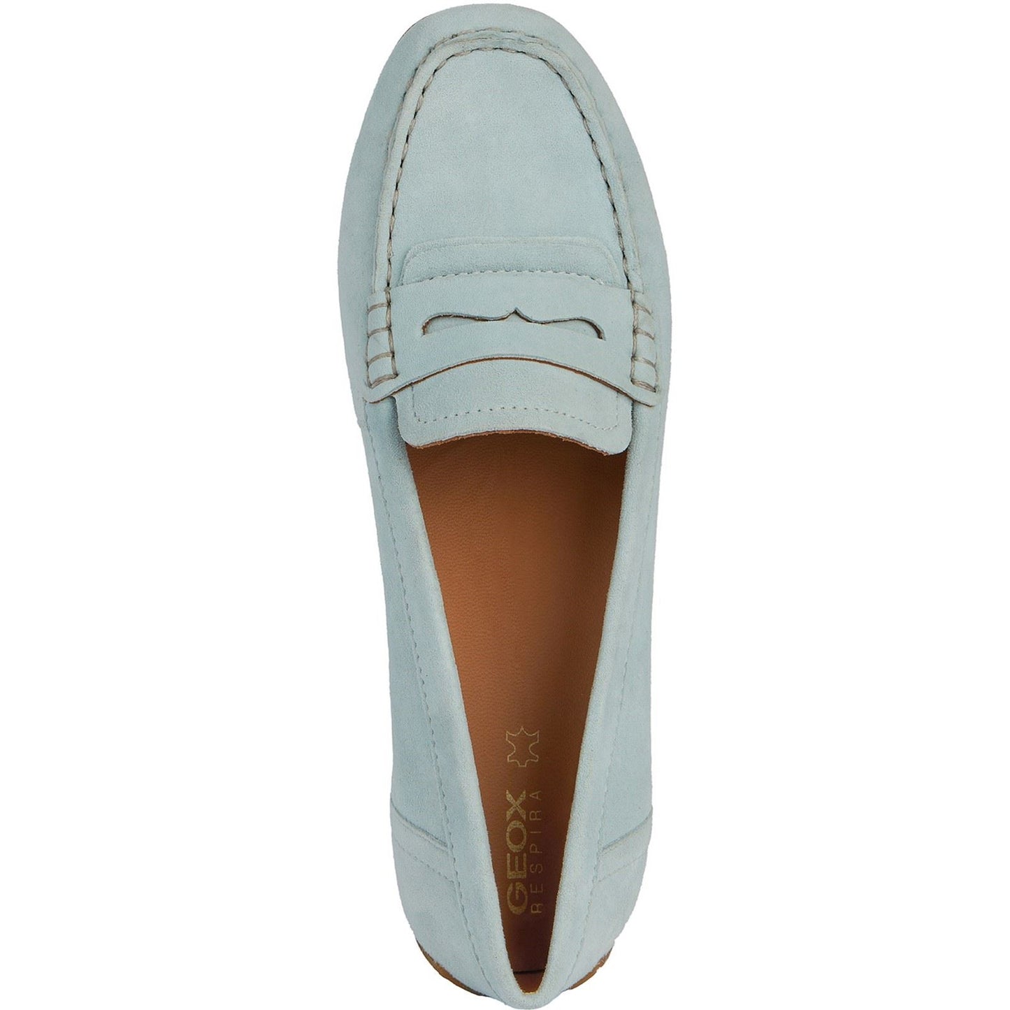 Geox Women's D Kosmopolis Moccasins in Light Blue