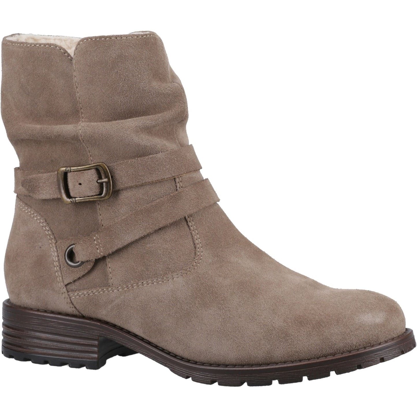 Hush Puppies Women's Piper Ankle Boots in Taupe