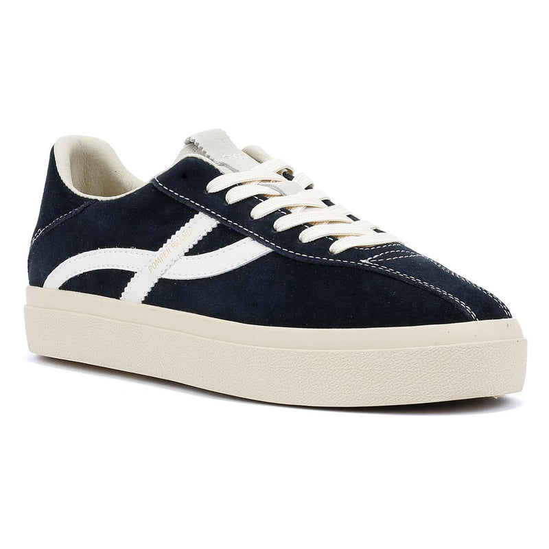Pompeii Dart Suede Men's Black/Ecru Trainers