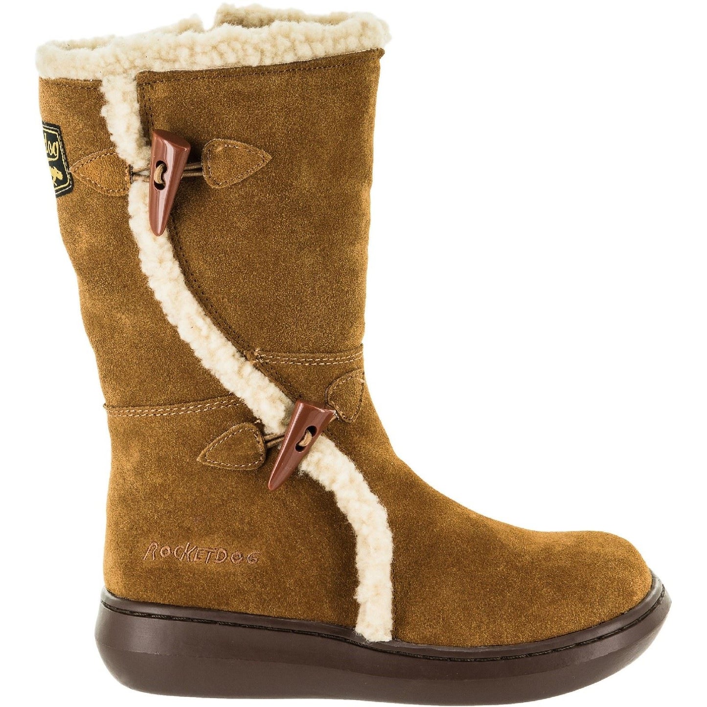 Rocket Dog Women's Slope Mid-Calf Winter Boot in Chestnut