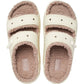 Crocs Women's Classic Cozzzy Sandal in Bone