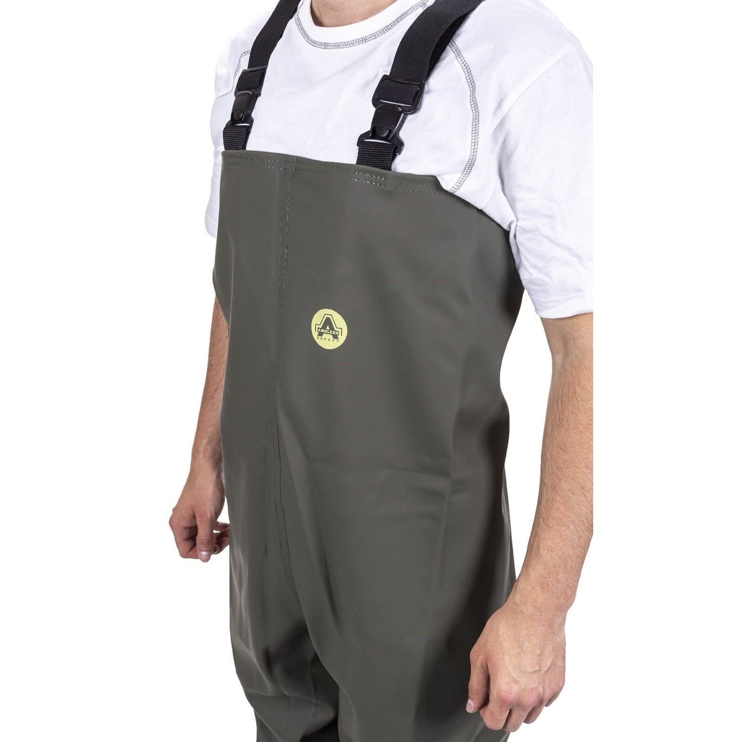 Amblers Safety Unisex Tyne Chest Safety Wader in Green