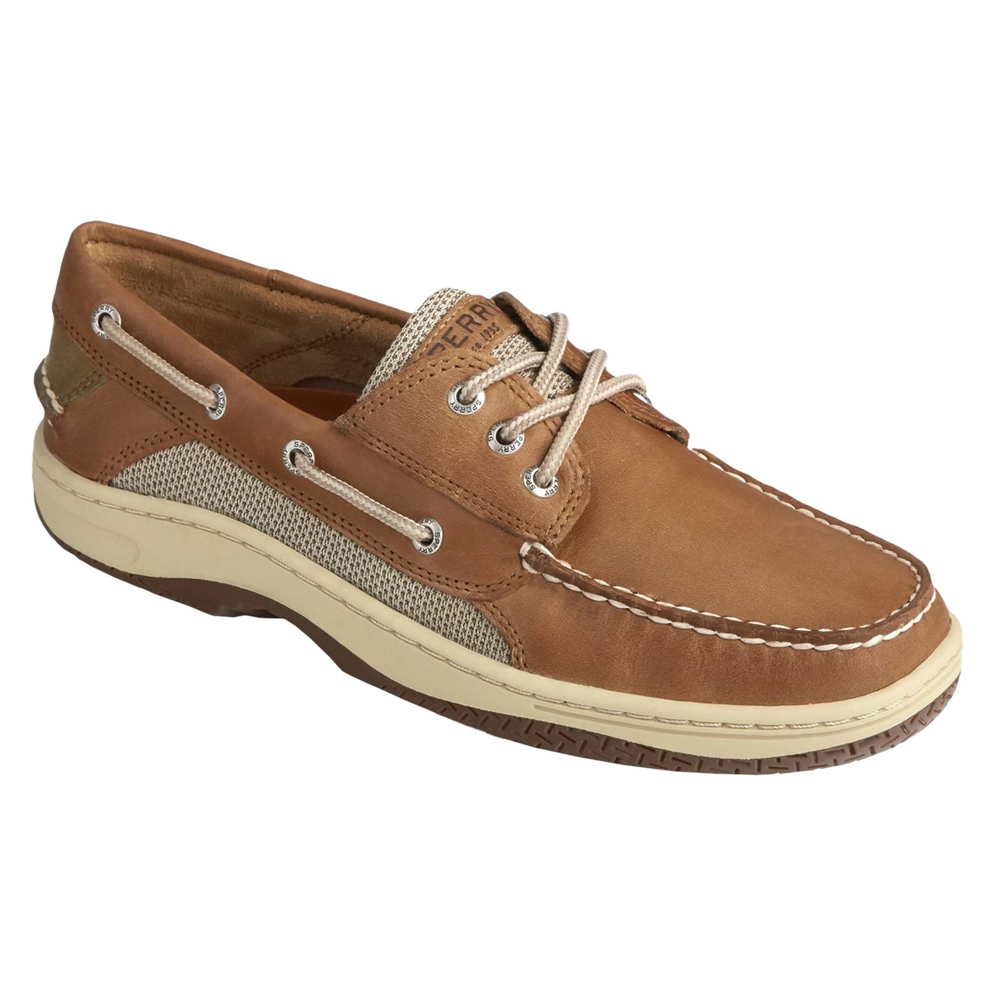 Sperry Men's Billfish 3-Eye Boat Shoe in Dark Tan