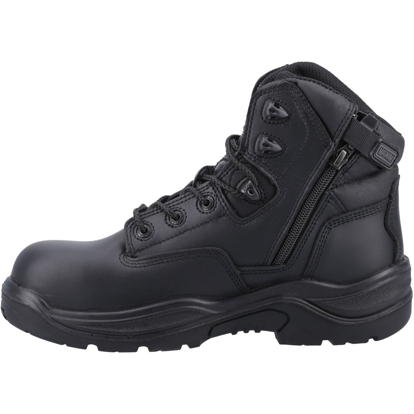Magnum Unisex Responder Side-Zip CT CP WP Uniform Safety Boot in Black