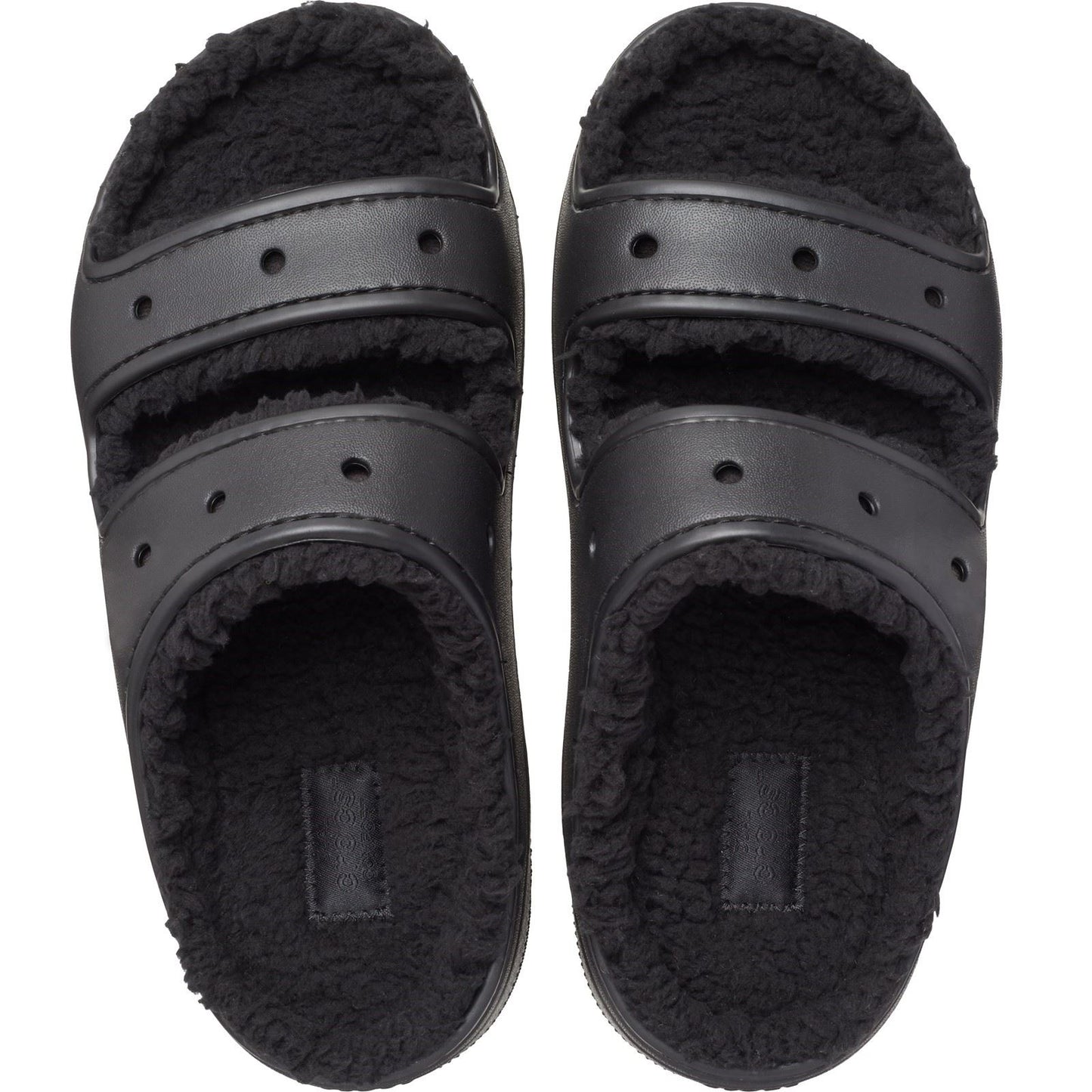 Crocs Women's Classic Cozzzy Sandal in Black