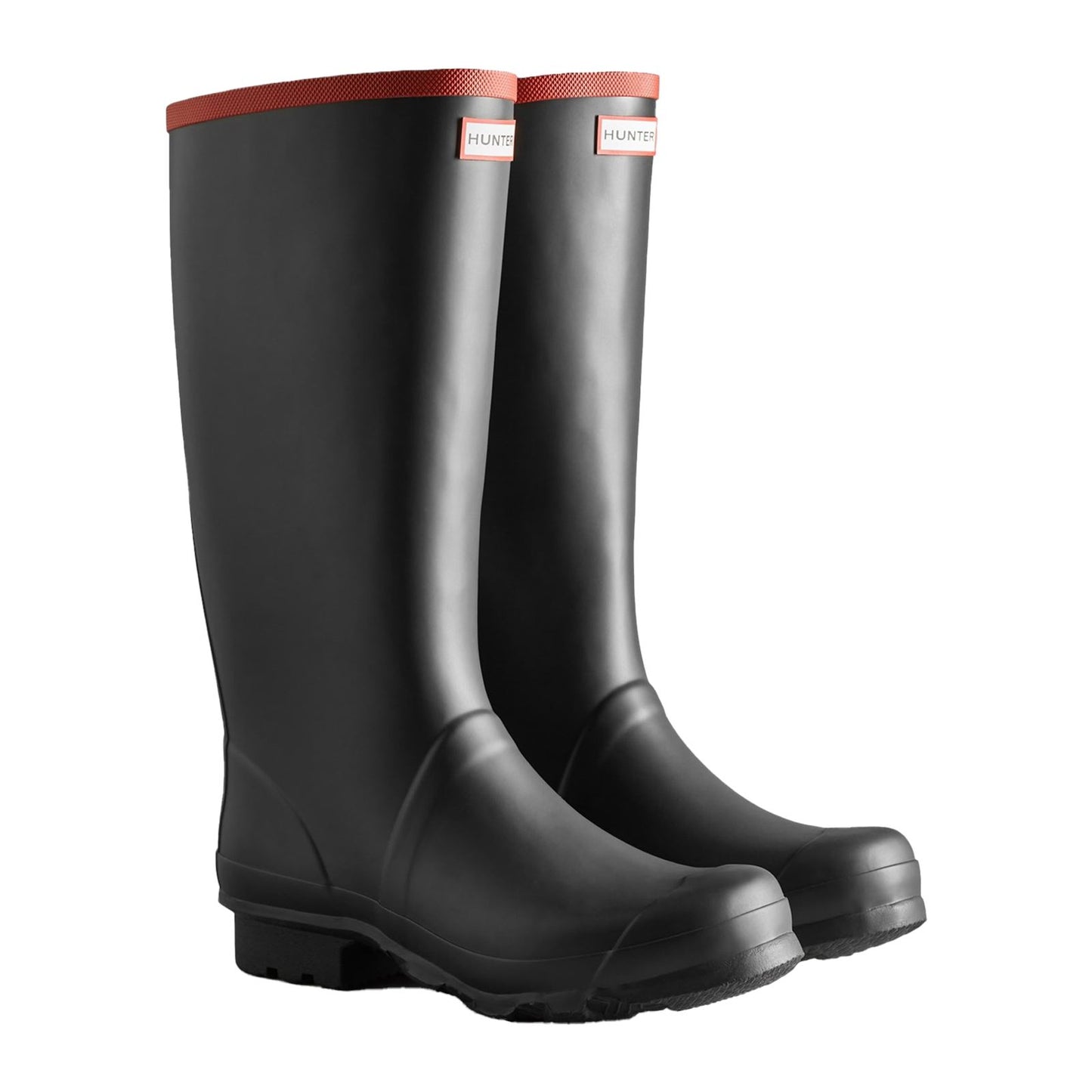 Hunter Unisex Argyll Full Knee Wellington in Black