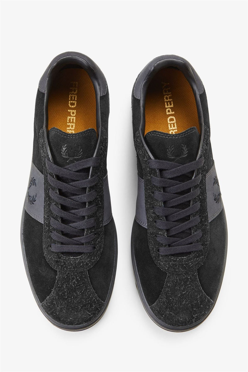Fred Perry B4 Men's Black/Anchor Grey Trainers