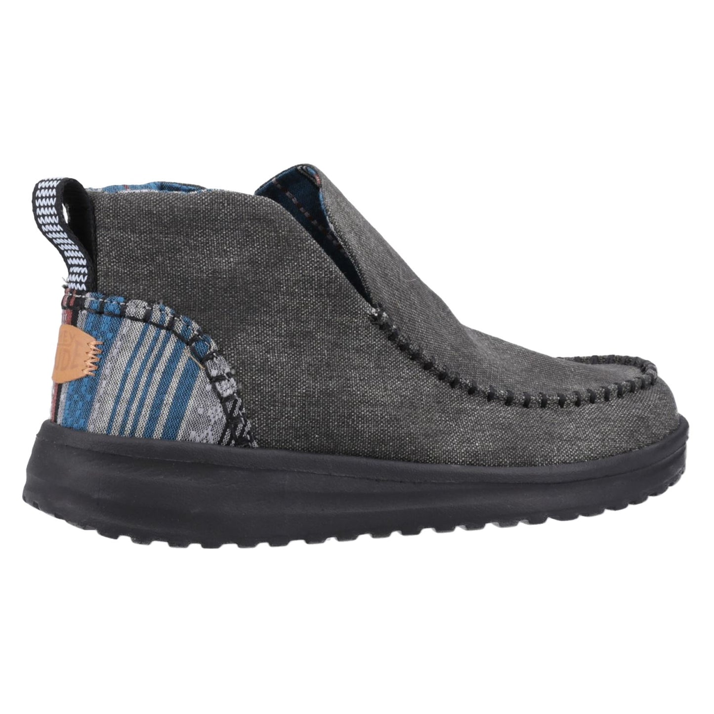 HEYDUDE Women's Denny Heavy Canvas Boot in Black