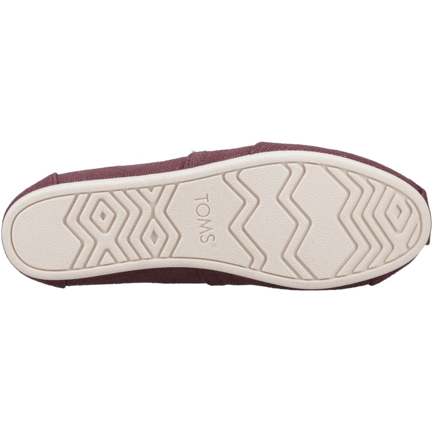 TOMS Women's Alpargata Shoe in Burgundy