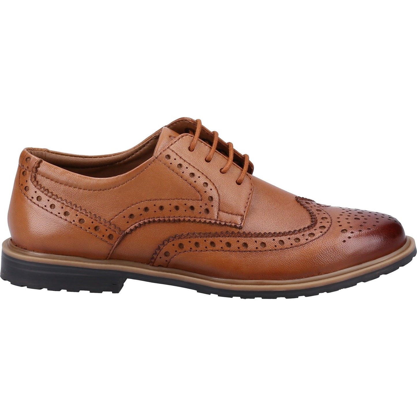 Hush Puppies Women's Verity Brogue in Tan