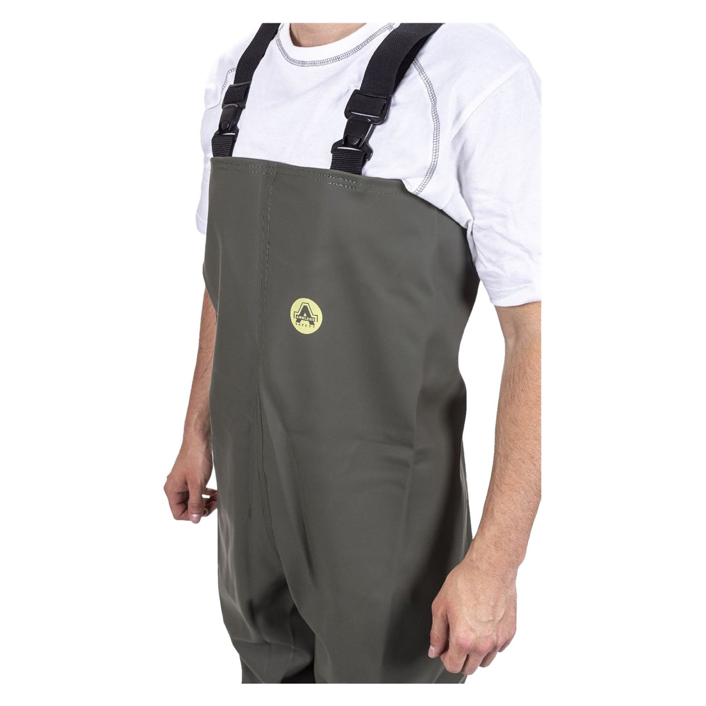 Amblers Safety Unisex Tyne Chest Safety Wader in Green