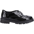 Hush Puppies Maxine Patent Junior Leather Girls's Black Brogues