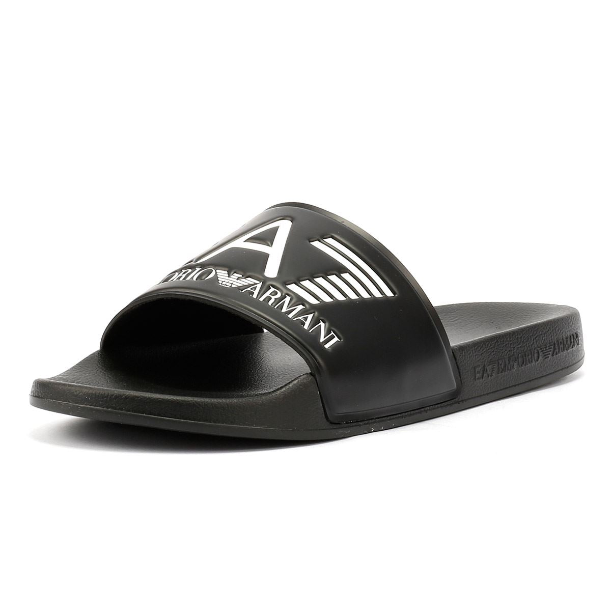 EA7 Emporio Armani - AF15118-7X000108-UC001 MENS WATER SPORTS SLIDE BLACK/WHT