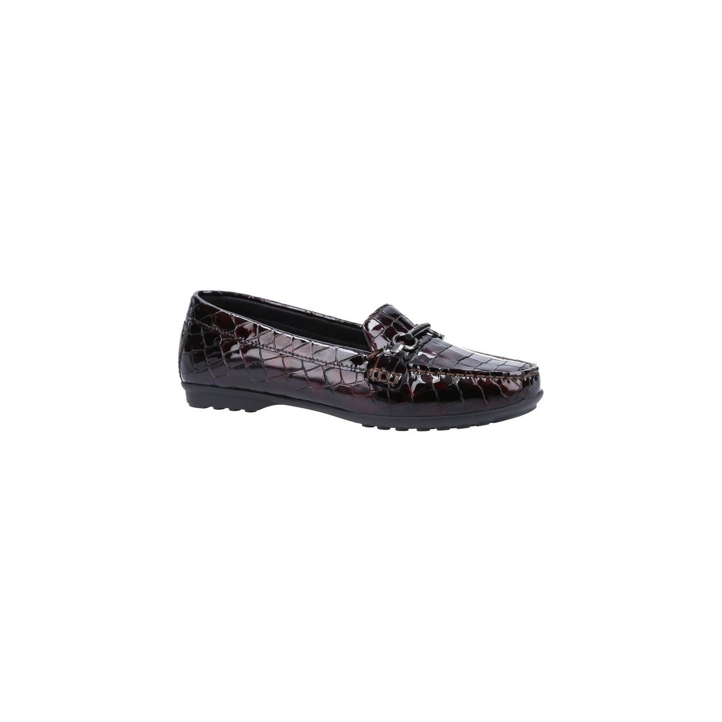 Geox Women's Elidia Moccasins in Dark Burgundy