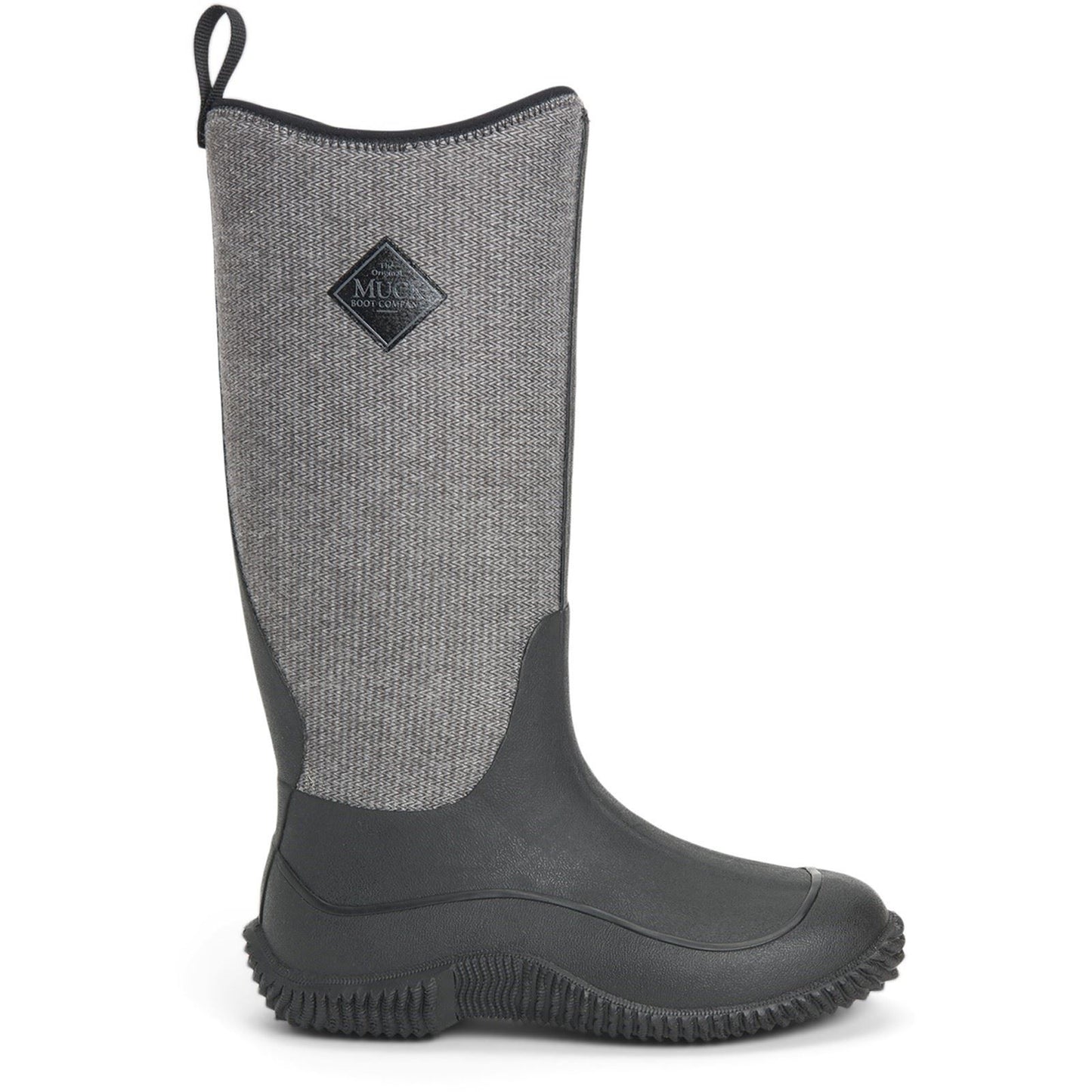 Muck Boots Women's Hale Wellingtons in Black W/ Fuzzy Herringbone