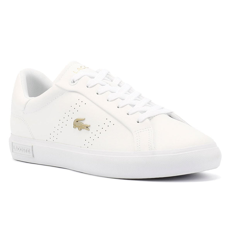 Lacoste Powercourt 2.0 Leather Women's White Trainers