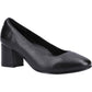 Hush Puppies Women's Anna Wide Court Shoe in Black