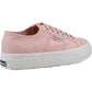 Superga Women's 2740 PLATFORM Trainers in Pink Blush