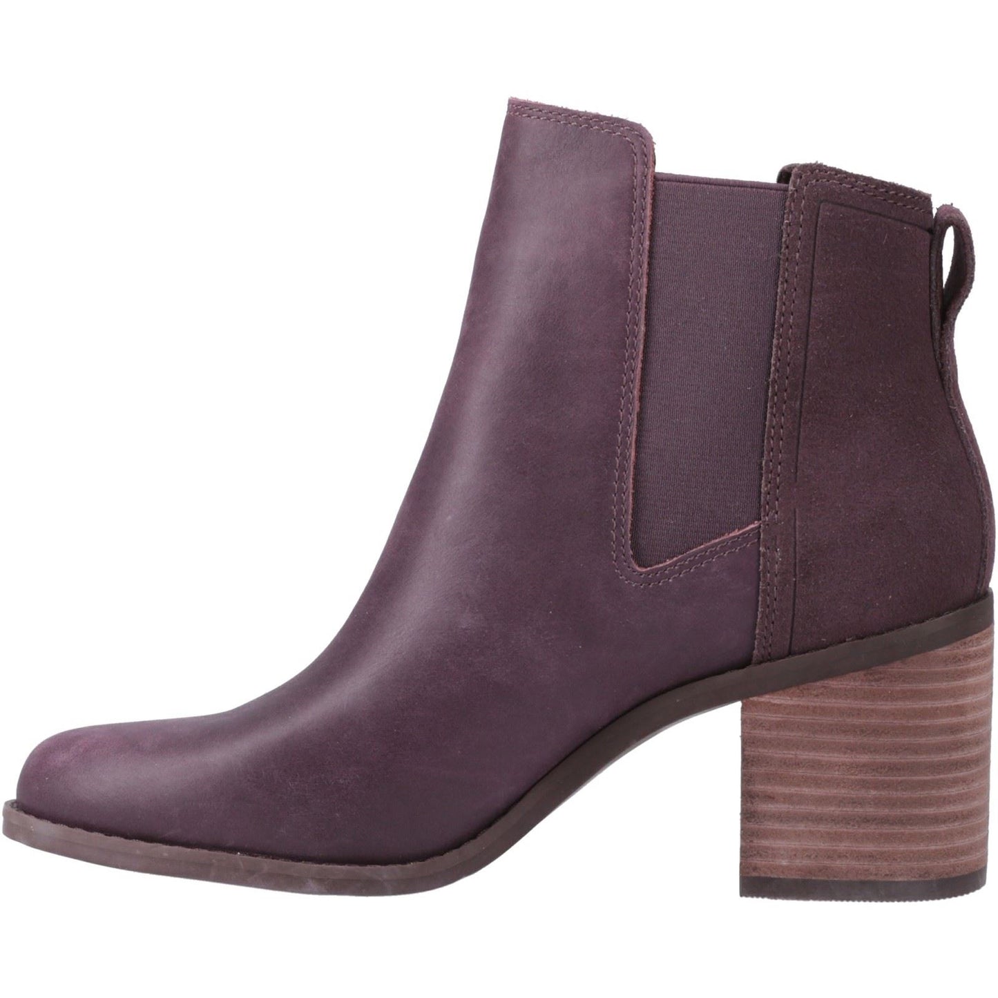 TOMS Women's Evelyn Chelsea Boot in Plum