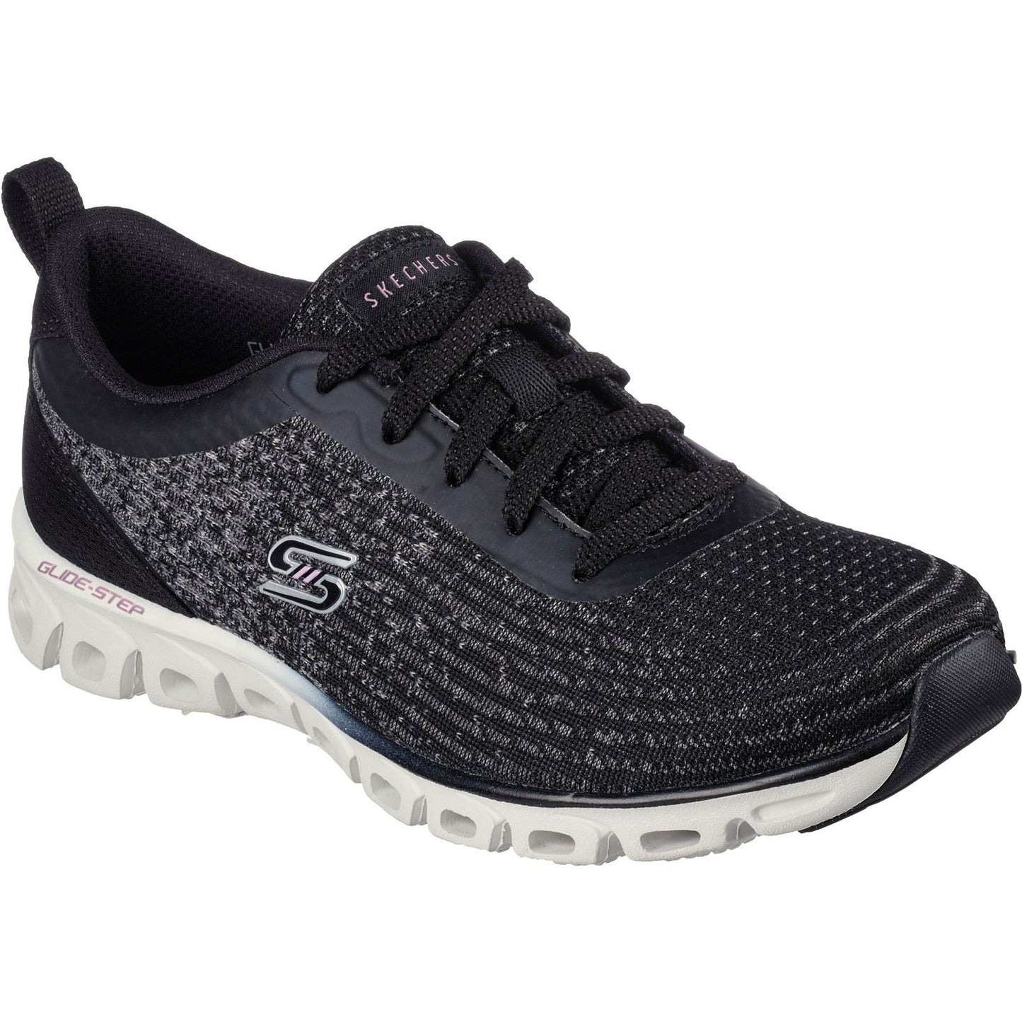 Skechers Women's Glide-Step Head Start Shoes in Black