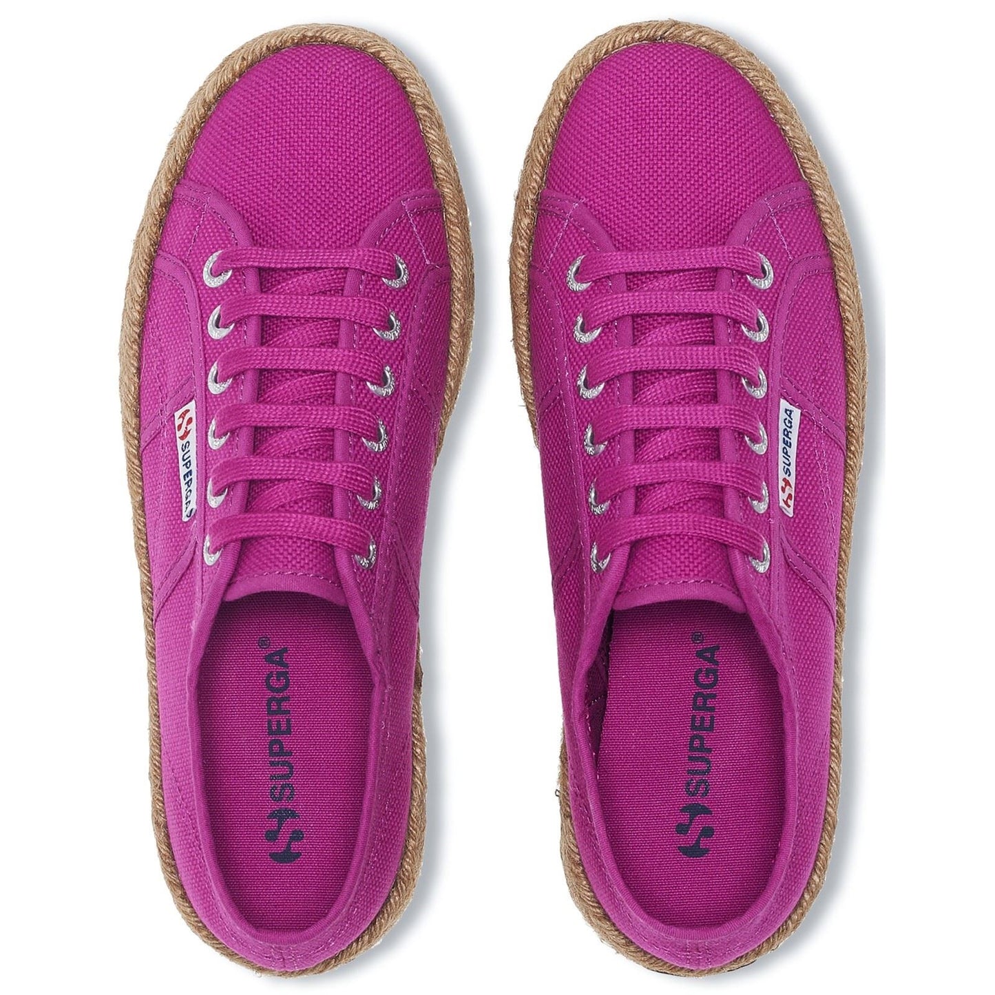 Superga Women's 2790 Rope Shoe in Violet Purple