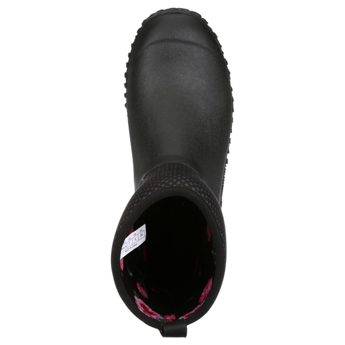 Muck Boots Women's RHS Muckster II Short Boots in Charcoal/Peony Roses