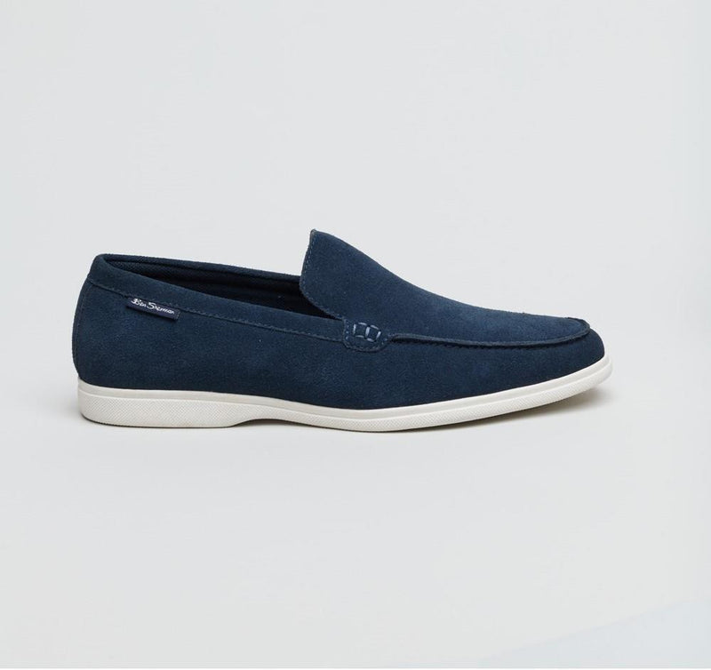 Ben Sherman Amarillo Suede Men's Navy Loafers