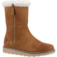 Hush Puppies Women's Mary Ankle Boots in Tan
