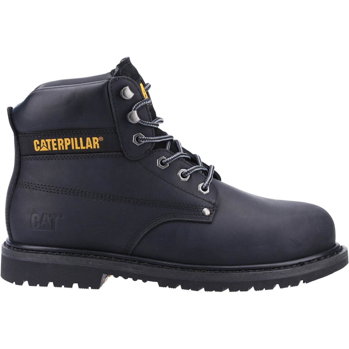 Caterpillar Men's Powerplant S3 GYW Safety Boot in Black