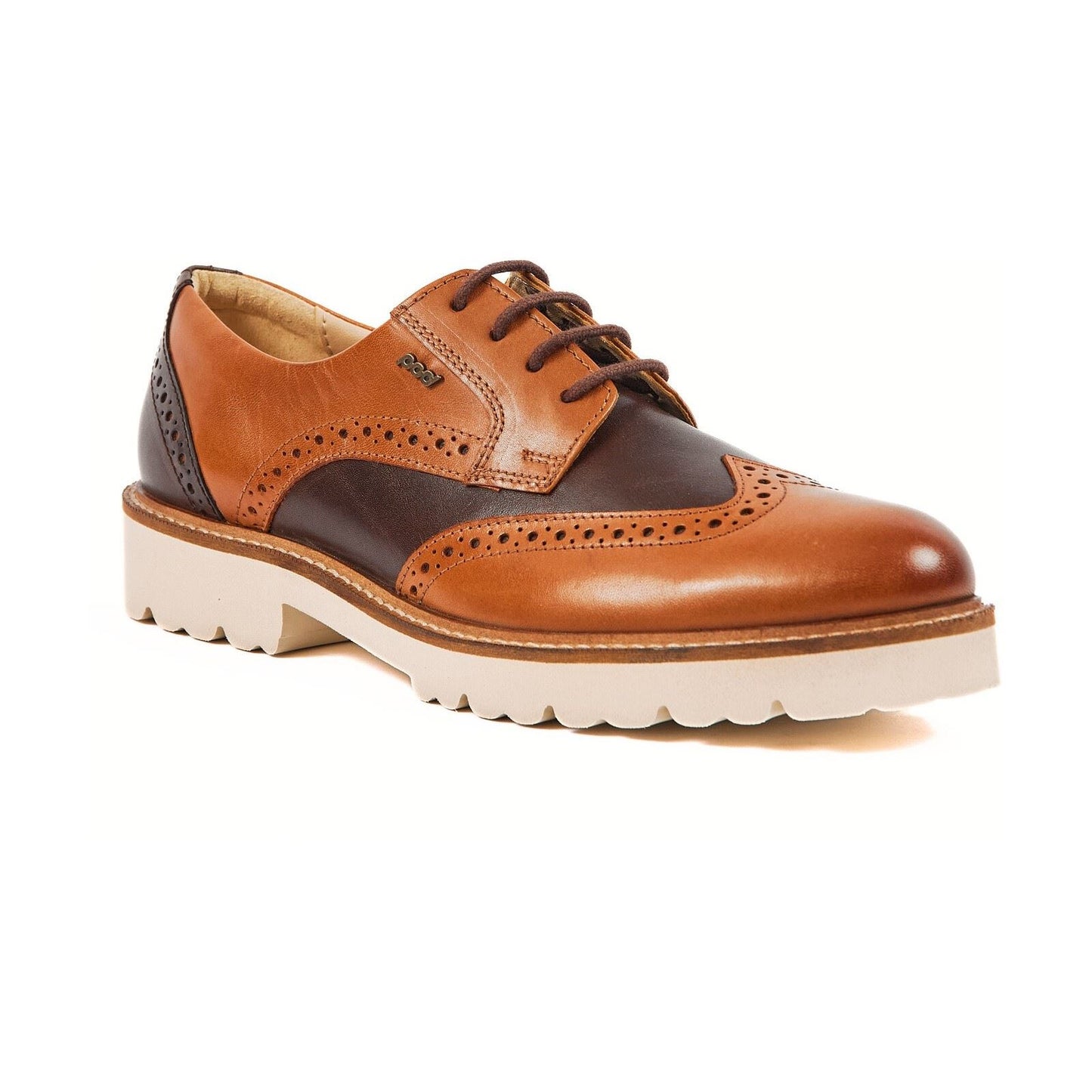 Pod Women's Kortney Brogues in Tan Multi