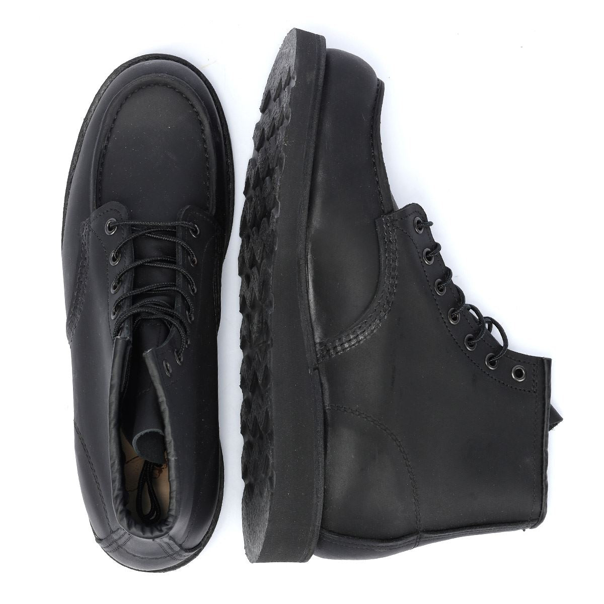 Red Wing Shoes - 8074 MENS 6 INCH CLASSIC MOC BLACK LEATHER